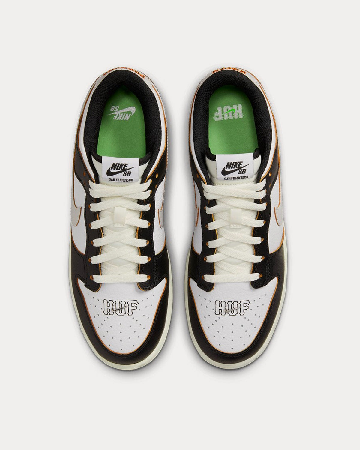 Nike x HUF - SB Dunk Low 'San Francisco' Low Top Sneakers