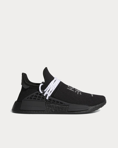 Adidas x Pharrell Williams HU NMD Core Black Low Top Sneakers