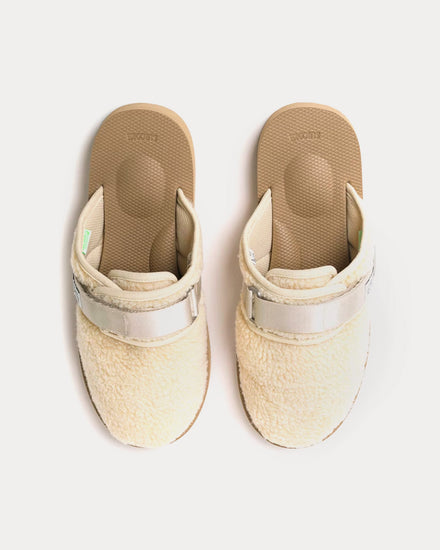 Suicoke x John Elliott Zavo Polar Fleece Cream Slides - 2