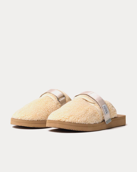 Suicoke x John Elliott Zavo Polar Fleece Cream Slides - 3