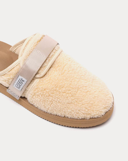 Suicoke x John Elliott Zavo Polar Fleece Cream Slides - 5