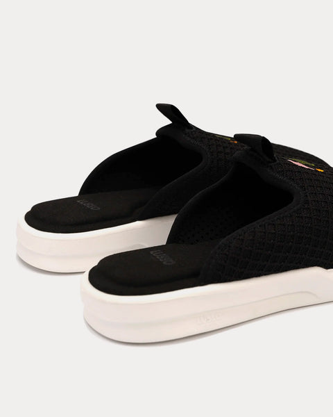 x Jolie Pelli Black Slip Ons