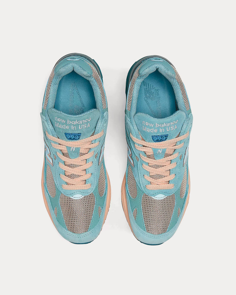New Balance x Joe Freshgoods MADE in USA 993 Blue / Vintage Rose Low Top Sneakers - 2