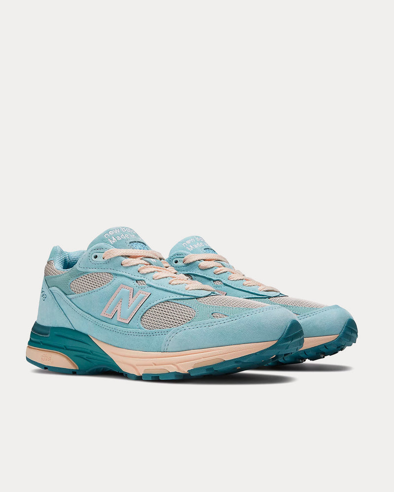 New Balance x Joe Freshgoods MADE in USA 993 Blue / Vintage Rose Low Top Sneakers - 3