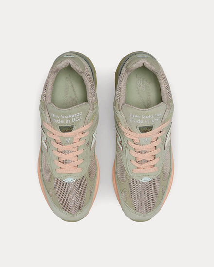 New Balance x Joe Freshgoods MADE in USA 993 Margarita / Vintage Rose Low Top Sneakers - 2
