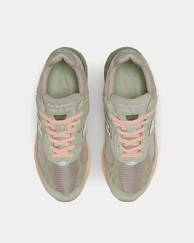 New Balance x Joe Freshgoods MADE in USA 993 Margarita / Vintage Rose Low Top Sneakers - 2