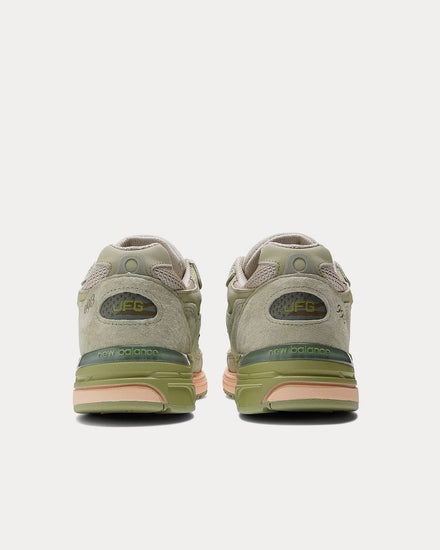 New Balance x Joe Freshgoods MADE in USA 993 Margarita / Vintage Rose Low Top Sneakers - 4