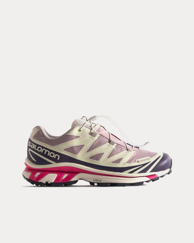 Salomon x Kith Xt-6 Gore-Tex Quail / Moonscape / Vanilla Ice Low Top Sneakers