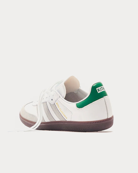 Adidas x Kith Men's Classics Program Samba OG White / Fairway / Gold Low Top Sneakers Adidas x Kith Men's Classics Program Samba OG White / Fairway / Gold Low Top Sneakers
