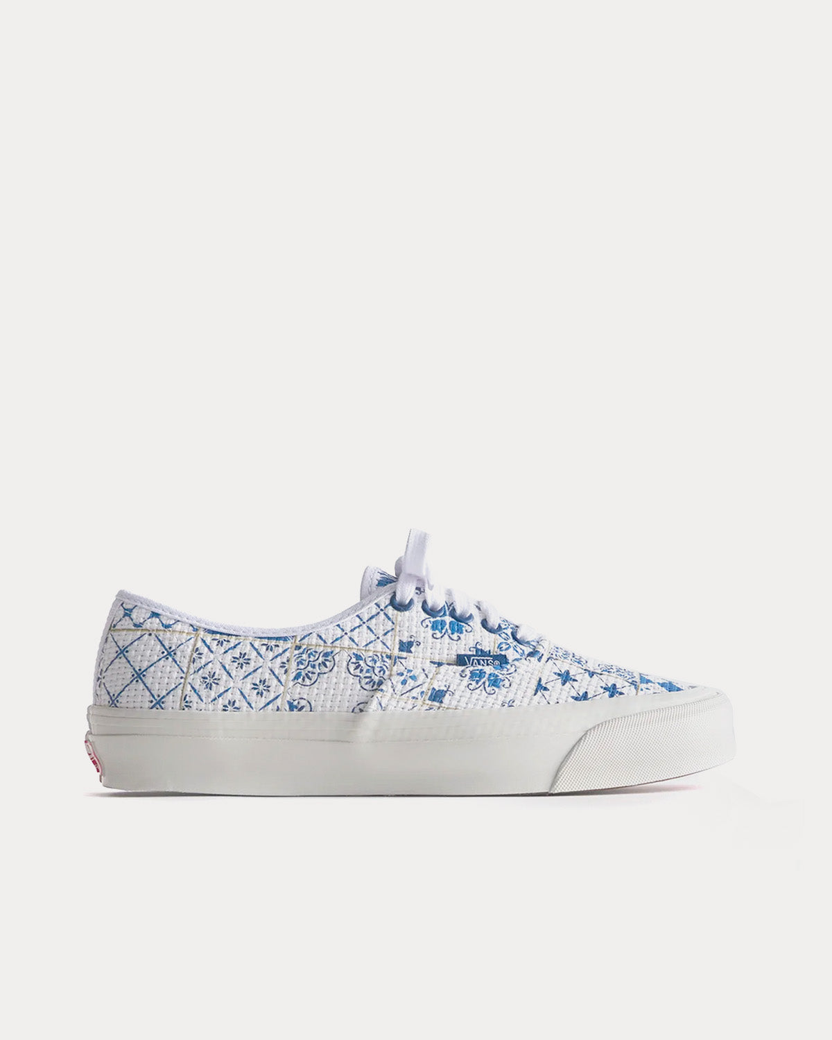 Vans x Kith - Azulejo Tile OG Authentic LX White Low Top Sneakers
