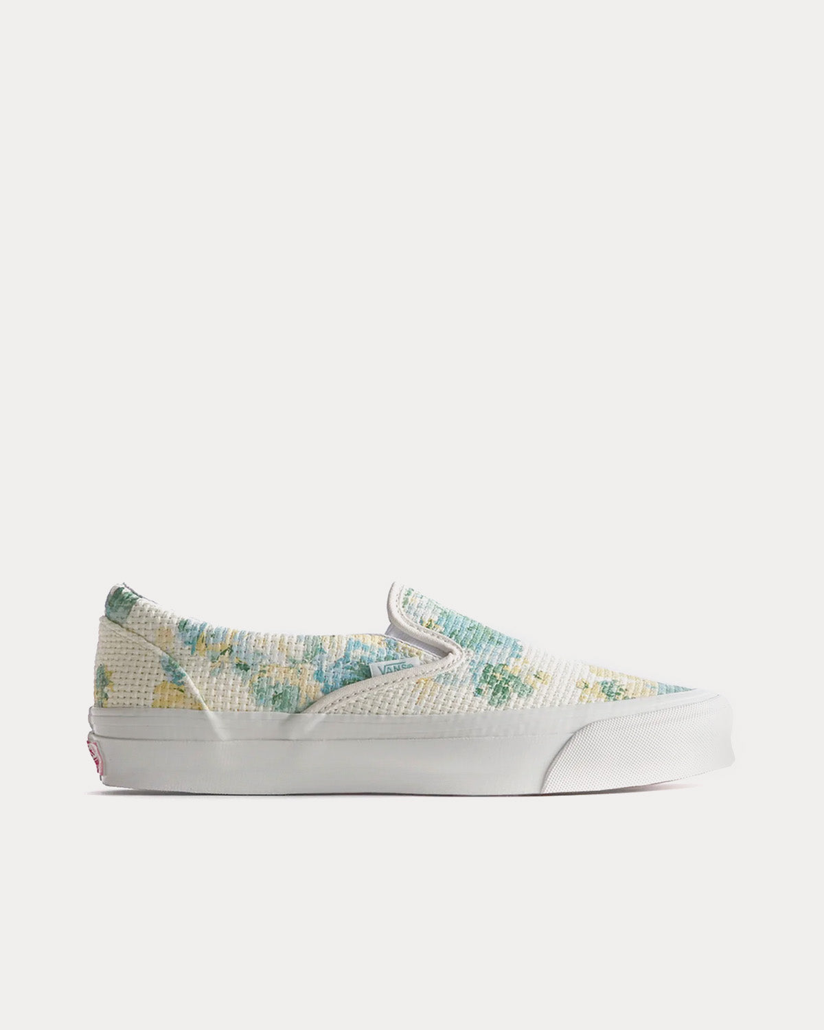 Vans x Kith Vintage Floral OG Classic Turtledove Slip On Sneakers Sneak in Peace