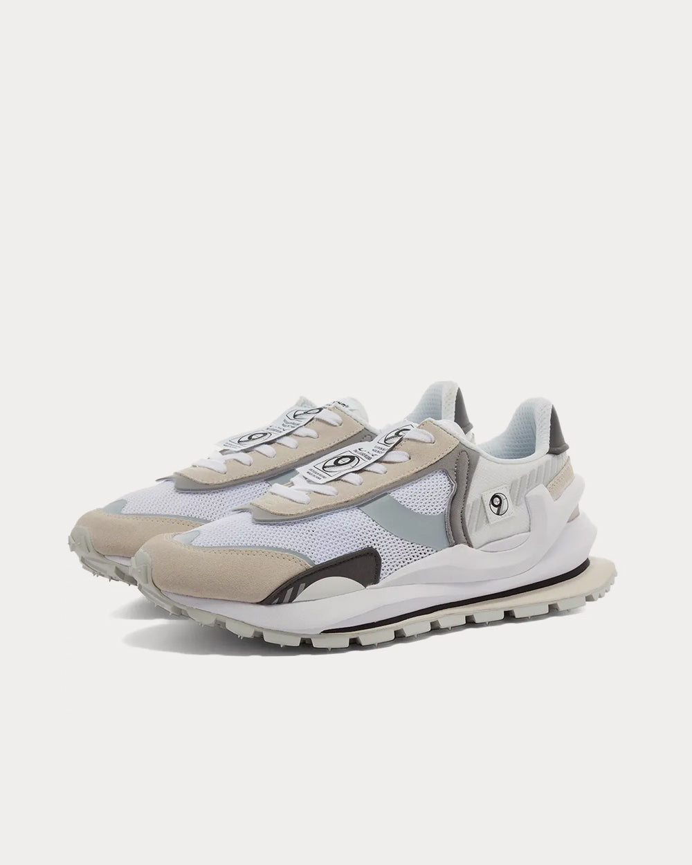 Li-Ning - Cosmos White / Grey Low Top Sneakers