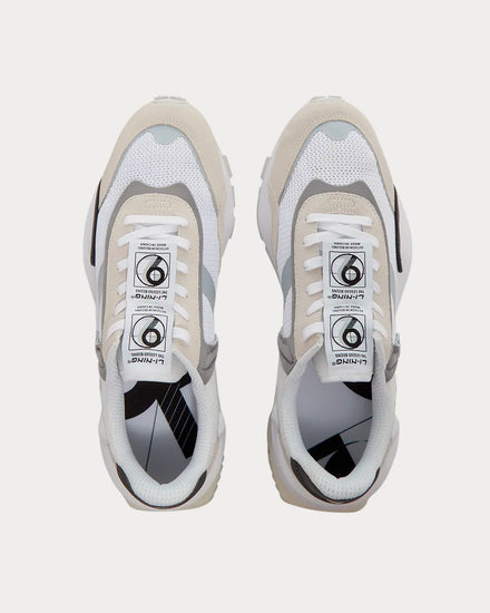 Li-Ning Cosmos White / Grey Low Top Sneakers - 3