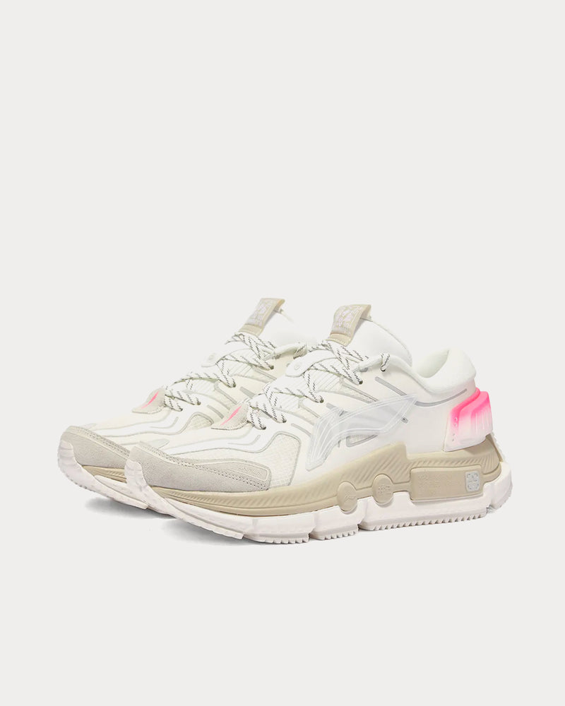 Li-Ning Sun Chaser Essential Cloud White & Antarctic Grey Low Top Sneakers - 2