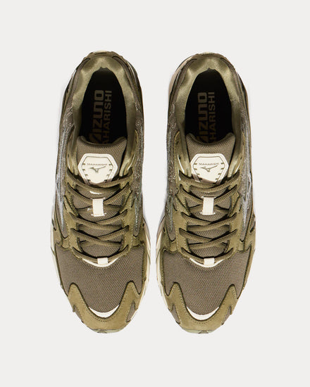 Mizuno x Maharishi Wave Rider 10 Fire Phoenix Khaki Low Top Sneakers - 2