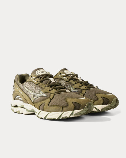 Mizuno x Maharishi Wave Rider 10 Fire Phoenix Khaki Low Top Sneakers - 3