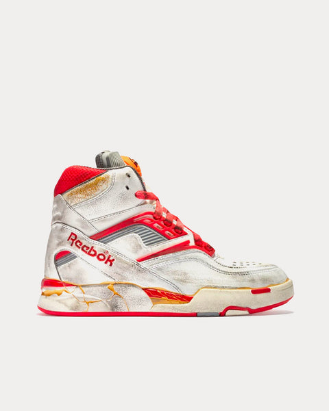 TZ Pump Deadstock White / Red High Top Sneakers