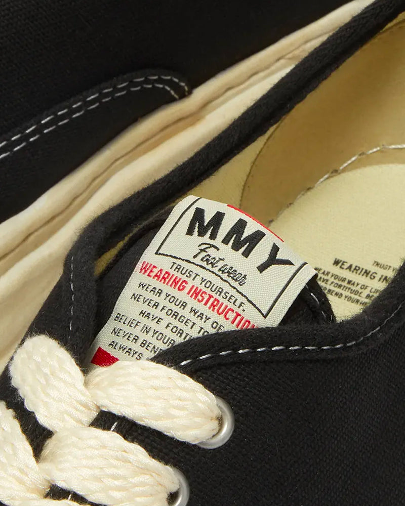 Mihara Yasuhiro Baker Original Canvas Black Low Top Sneakers - 4