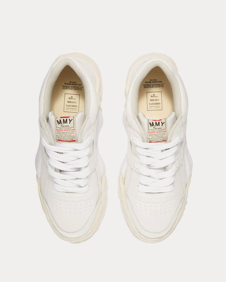 Mihara Yasuhiro Parker Leather White Low Top Sneakers - 2