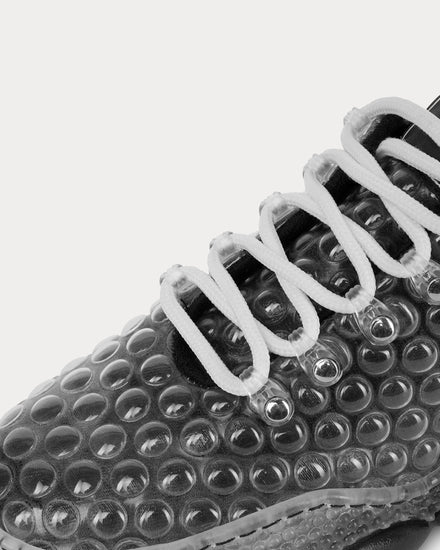 Moschino Men's Double Bubble Transparent Low Top Sneakers Trainers