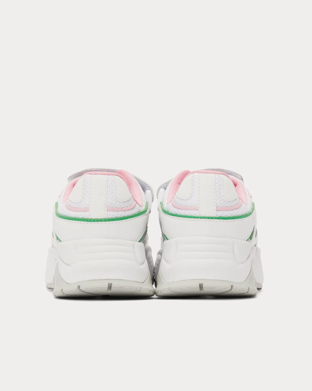 MSGM - Velcro White Low Top Sneakers