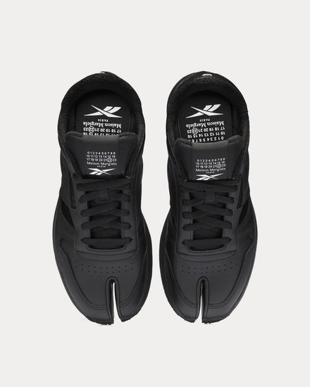 Reebok X Maison Margiela DQ Classic Leather Black / Cloud White / Black Low Top Sneaker - 2