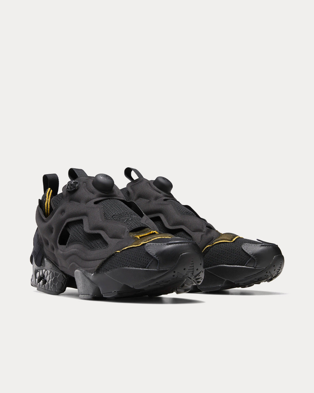 Reebok X Maison Margiela Instapump Fury Memory Of Shoes Core Black Cloud White Black White Low Top Sneakers Sneak in Peace