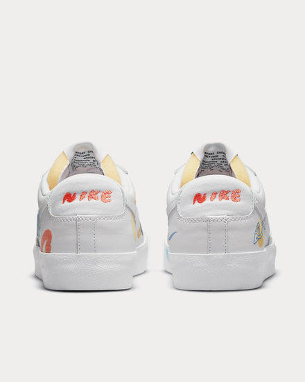 Nike x Mayumi Yamase Blazer Flyleather White Low Top Sneakers - 4