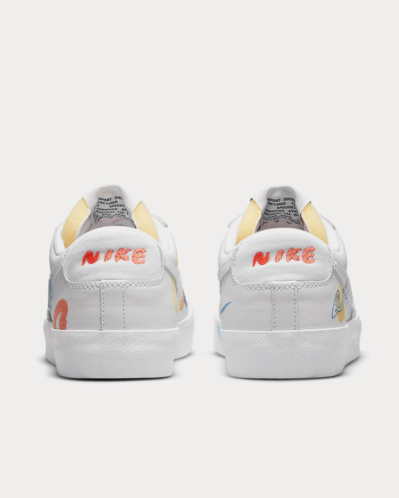 Nike x Mayumi Yamase Blazer Flyleather White Low Top Sneakers - 4