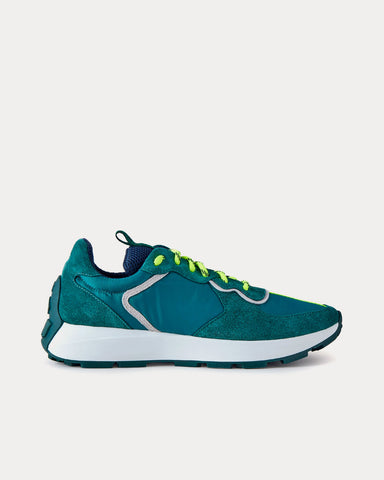 Mulberry Runner Mulberry Green Leather & Synthetic Mix Low Top Sneakers