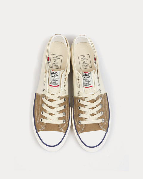 New Bowling Shoes Khaki / White Low Top Sneakers