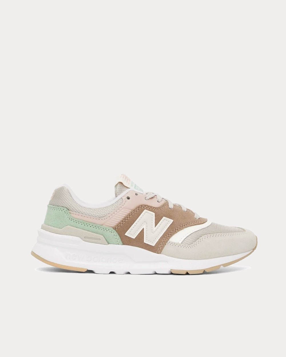Women s 997H V1 Tan Pink Low Top Sneakers