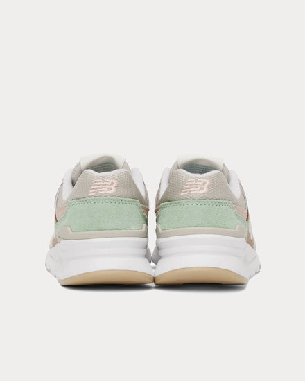 New Balance 997H V1 Tan / Pink Low Top Sneakers - 3
