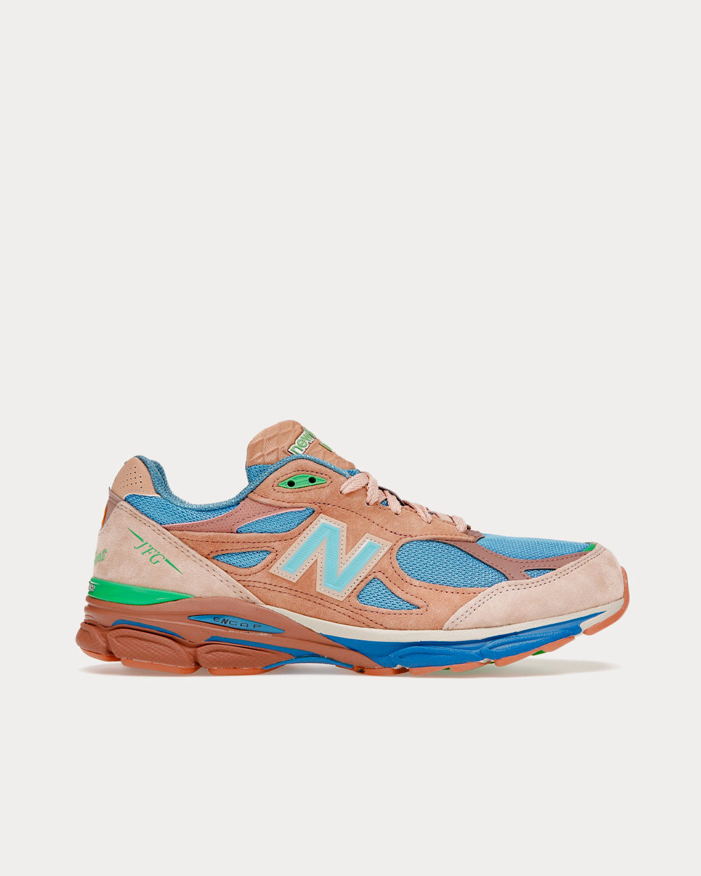 New Balance x Joe Freshgoods Men's 990V3 Beige / Aqua / Green Low
