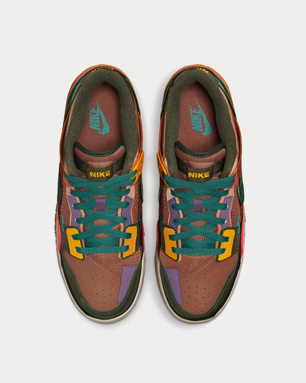 Nike Dunk Scrap Brown / Bone / Khaki Low Top Sneakers - 2