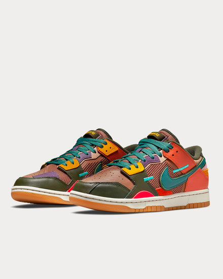 Nike Dunk Scrap Brown / Bone / Khaki Low Top Sneakers - 3