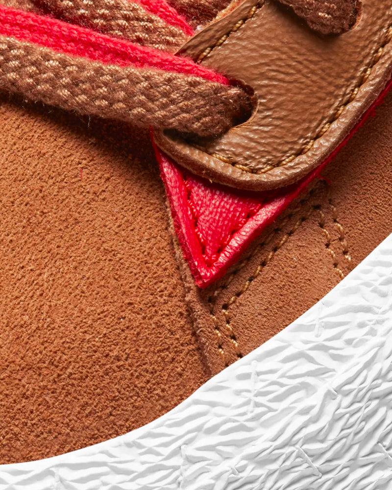 Nike x Sacai Blazer Low British Tan / Red Low Top Sneakers - 4