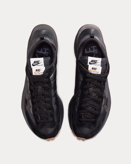 Nike x Sacai Vapourwaffle Black / Off Noir Low Top Sneakers - 2