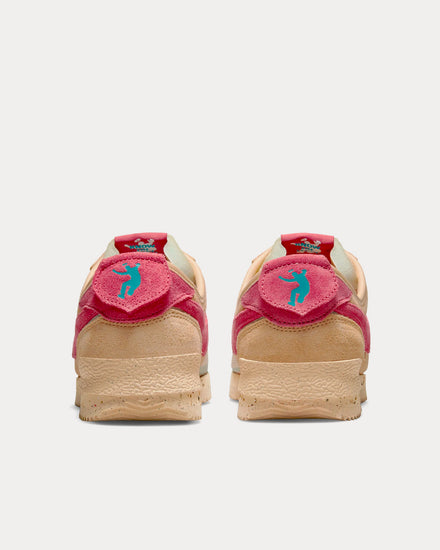 Nike x Union Cortez SP Sesame / Pink Clay / Dutch Green Low Top Sneakers - 4