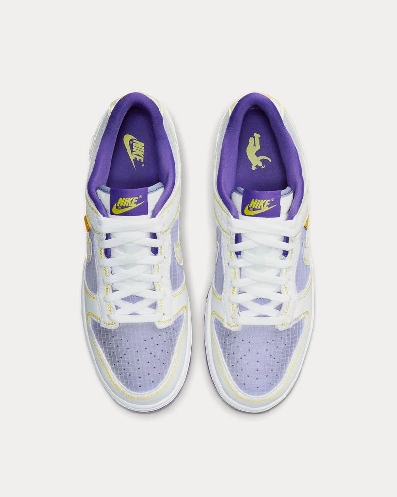 purple low top dunks