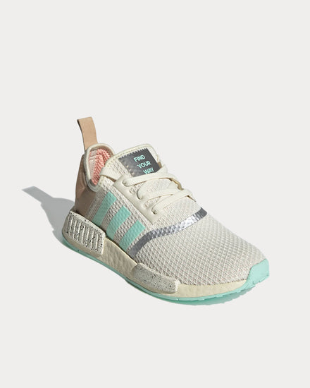 Adidas NMD_R1 THE CHILD FIND YOUR WAY Cream White Low Top Sneakers - 2