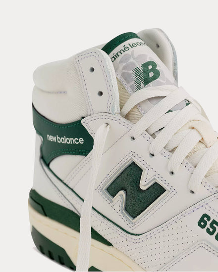 New Balance x Aime Leon Dore 650 Dark Green With Sea Salt High Top Sneakers - 6