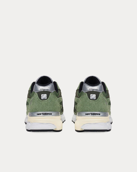 New Balance x Jjjjound MADE 990v3 Olive Low Top Sneakers - 4