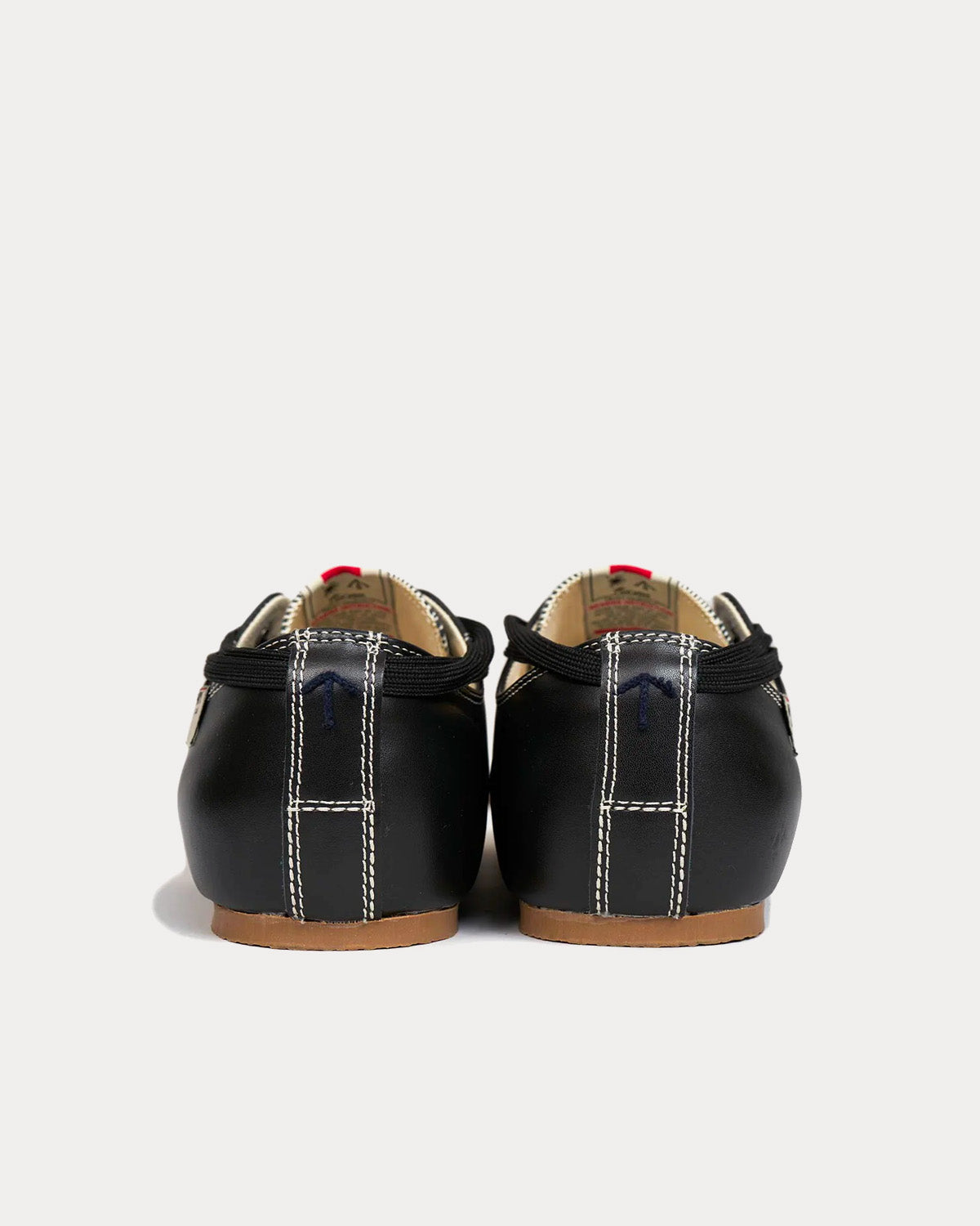 Mihara Yasuhiro X Nigel Cabourn - Bowling Shoe Leather Black Low Top Sneakers