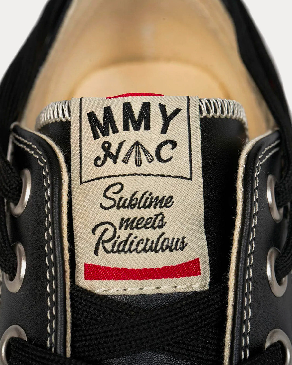 Mihara Yasuhiro X Nigel Cabourn - Bowling Shoe Leather Black Low Top Sneakers