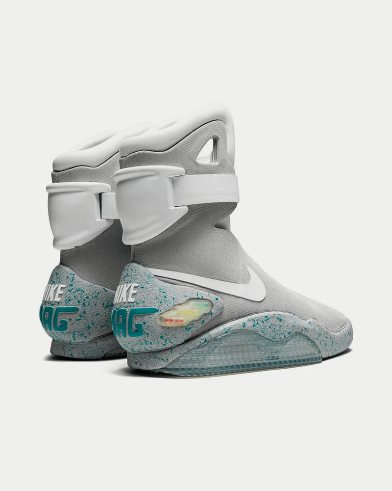 Nike Air Mag 'Back to the Future' Grey High Top Sneakers - 5