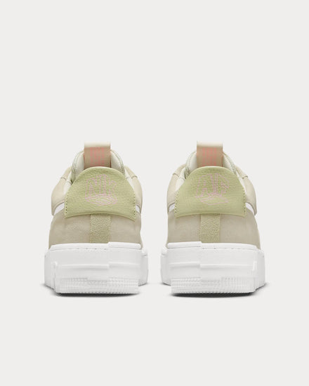 Nike AF-1 Pixel White / Sea Glass / Arctic Punch / Olive Aura Low Top Sneakers - 4