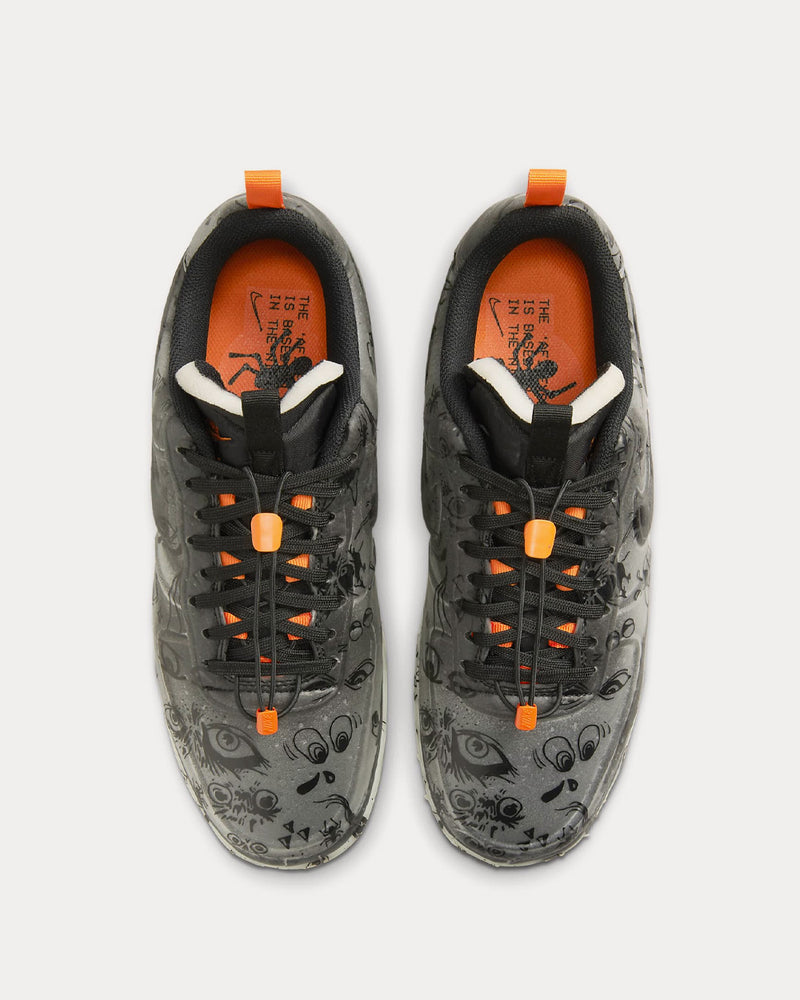 Nike Air Force 1 Experimental Black / Starfish / White / Black Low Top Sneakers - 2