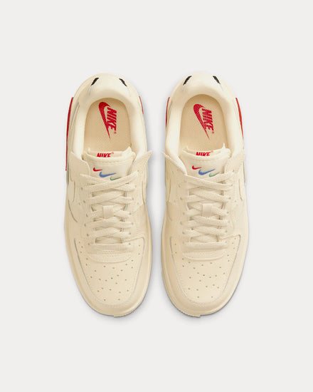 Nike Air Force 1 Fontanka Pearl White / University Red Low Top Sneakers - 2