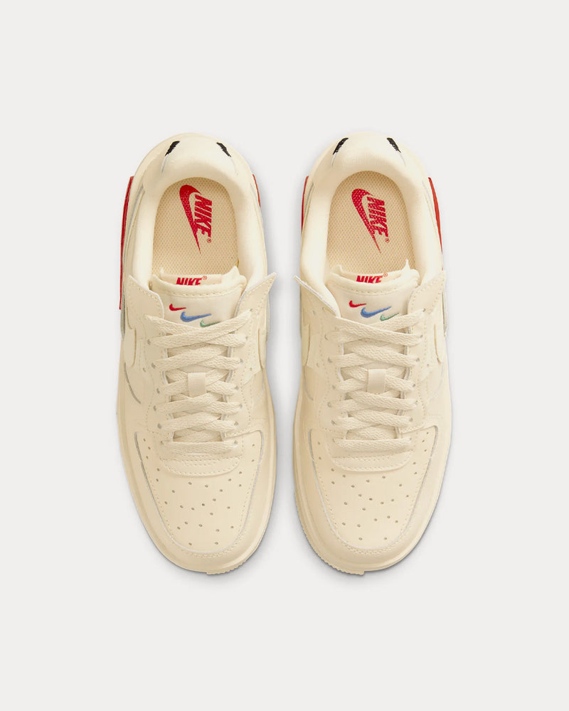 Nike Air Force 1 Fontanka Pearl White / University Red Low Top Sneakers - 2